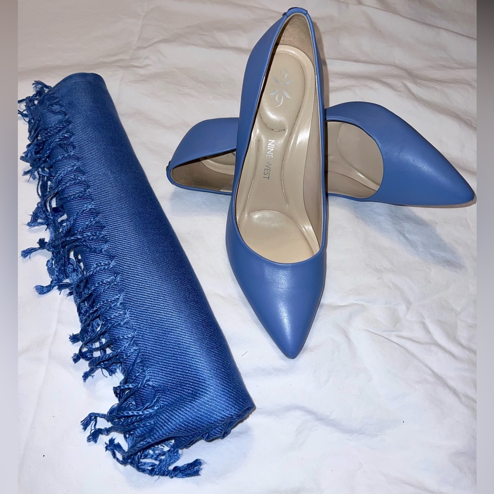 Nine West Fifth Pump Light Blue